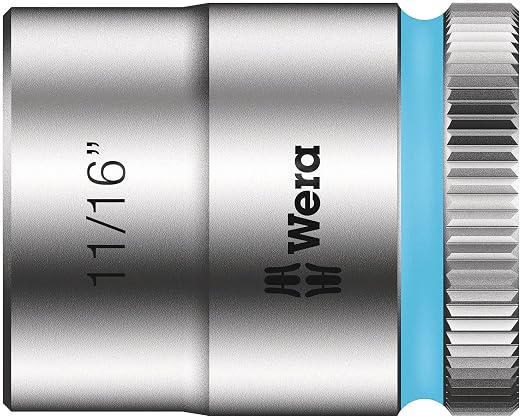 WERA 05004051001 8100 SB 11 Zyklop Imperial Metal Ratchet Set, 29 Piece, 3/8" Drive