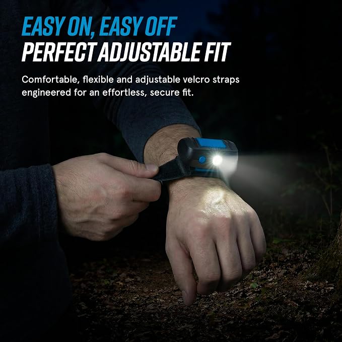 noxgear LightHound Light Up Reflective Dog Harness and Wrist Light, Small | 360° Light Up Reflective Dog Harness, 8 Colors & 6 Modes, USB Rechargeable, Adjustable, Rainproof, LED Fiber Optic