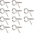 HFS (R) 11-Inch Swivel Pad Locking C-Clamp Locking Pliers (10 pcs) - Heavy-Duty Heat-Treated Steel with Nickel Plating