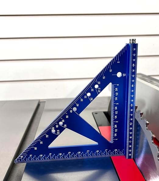 iGAGING Precision Tri Square Bench Square Set, 3" & 6" w/Pin, Plus Pencil & Lead, for Layout, Drawing, & Tool Setup. #36-BS-36