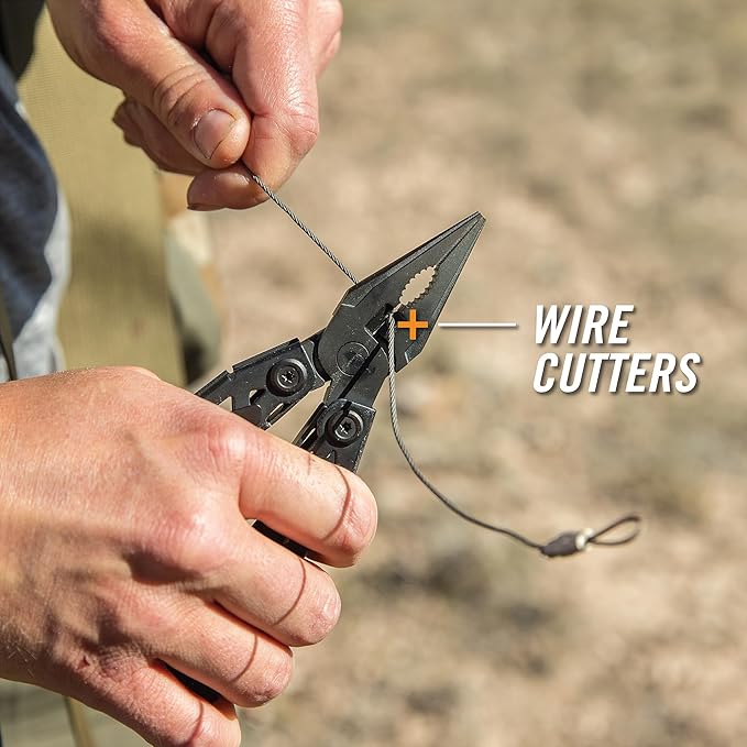 Gerber Suspension NXT 15-in-1 EDC Multitool, Pliers w/ Pocket Knife, Black