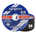 50+4 Pack 6" Cut Off Wheels – .045" Ultra-Thin for Metal & Stainless Steel – Long-Lasting Abrasive Discs for Angle Grinders – Shop Favorite for Exhaust, Conduit, and Rebar Cutting (7/8" Arbor)