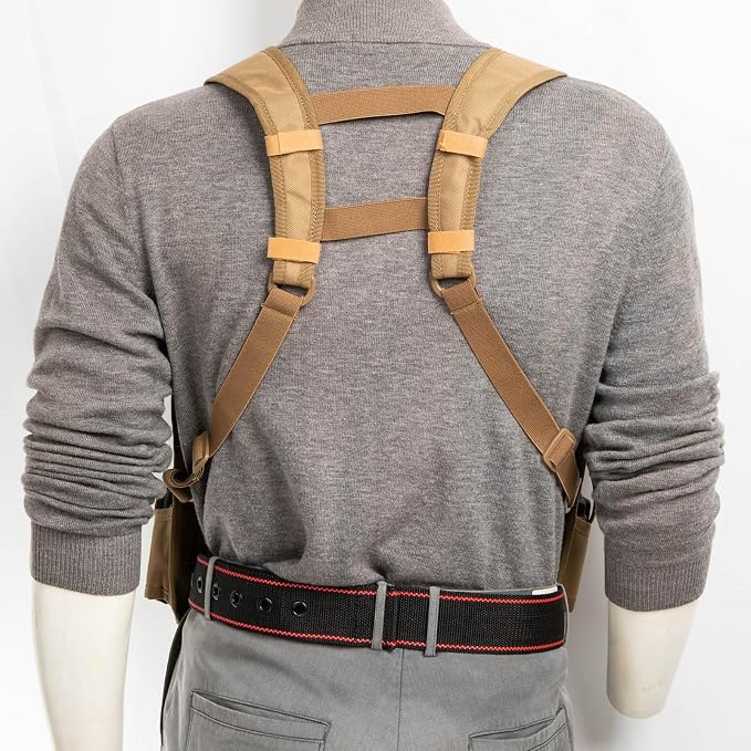 Radio Shoulder Harness Holster Chest Holder Universal Vest Rig for Police Firefighter Two Way Radio Search Rescue Essentials