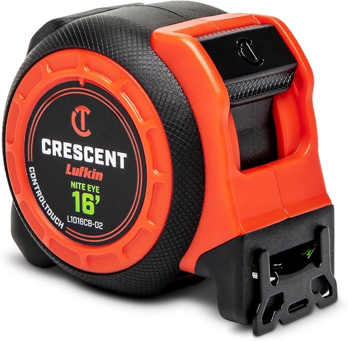 Crescent Lufkin 16ft CONTROLTOUCH NITE Eye™ Tape Measure | L1016CB-02