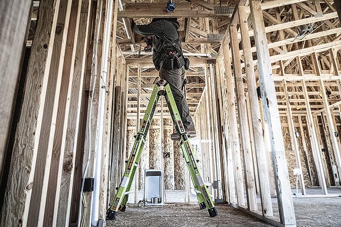 Little Giant Ladders Dark Horse 2.0 FG 13', Hi-viz Green