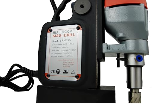 BLUEROCK Tools Model BRM-35A Typhoon Magnetic Drill Roto-Broach