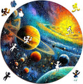 MEATRN Puzzles for Adults 500 Pieces - Space Themed Solar System Jigsaw Puzzles, Colorful Astronomy Design, Creative Gift Idea for Science Enthusiasts, Wall Decor, 16.5x16.5 in