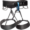 BLACK DIAMOND Men's Momentum Rock Climbing Harness, Adjustable Loops | trakFIT leg loops, pre-threaded buckle, gear loops organize quickdraws, cams, belay tools, and essentials