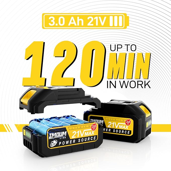Mini Chainsaw Cordless 6 Inch, 32FT/S Fast Powerful Cutting, Brushless Electric Handheld Chain Saw with 3.0Ah Battery Powered, Auto Oiler, Lightweight, Sharp for Tree Trimming Pruning(Upgrade Version)