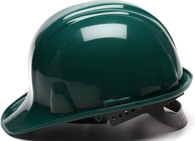 Pyramex Safety SL Series Cap Style Hard Hat, 4-Point Snap Lock Suspension
