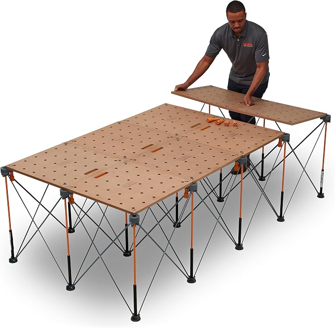 Bora Centipede Table Top Workbench Top 20mm Dog Holes MFT Work Bench Table