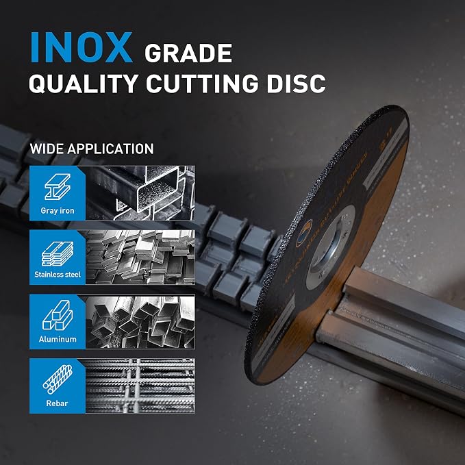 S SATC Grinder Wheel 25 PCS Cut Off Wheels 3 Inch Cut Off Wheel 3" x1/16 x3/8" Fits Any Angle Grinder Air Tool
