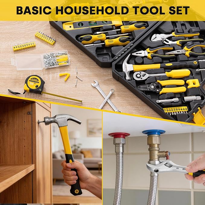 Enventor Tool Set with Molded Storage Case, 231 Pieces