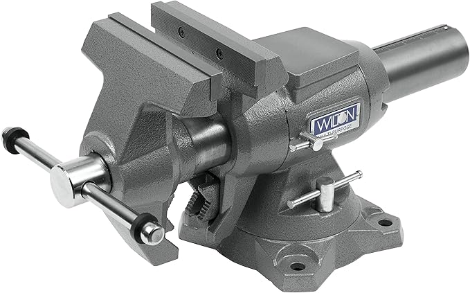 Wilton Multi-Purpose Bench Vise, 6-1/2" Jaw Width, 6-1/4" Jaw Opening, 3-1/4" Throat (Model 650P)