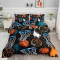 Axolotl Basketball Comforter Set King Size,Basketball Sports Comforter Set,Ball Sport Bedding,Sports Theme Bedding,Grunge Aesthetic Cool Bed for Boys Kids Men,1 Quilt 2 Pillowcases