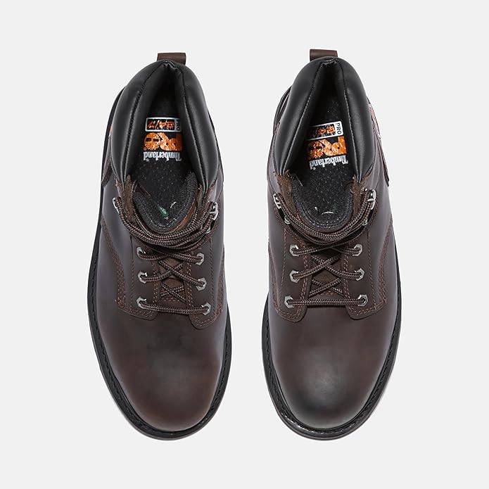 Timberland PRO Men's Pit Boss 6 Inch Steel Safety Toe Industrial Work Boot