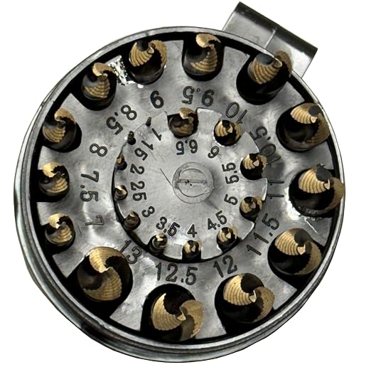 Drill America Stepped Point Cobalt Drill Bit 25 Piece Set in Plastic Case (1.00mm - 13.0mm x .50mm)