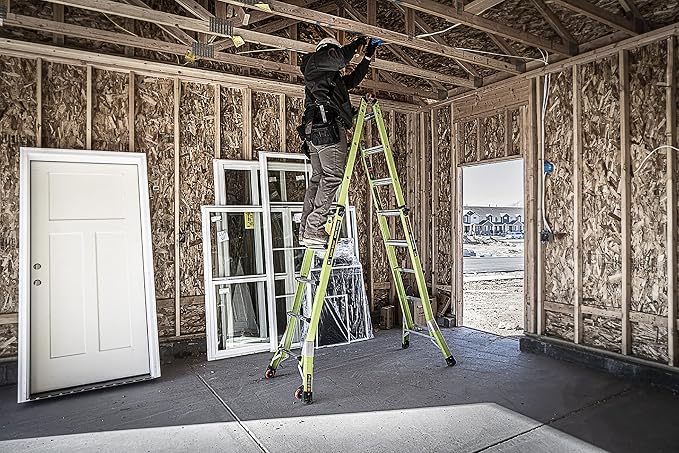 Little Giant Ladder Systems Dark Horse 2.0, M22, 22ft, Multi-Position Ladder, Fiberglass, Type 1A, 300 lbs Weight Rating, (16122-001)