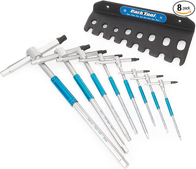 THH-1 - Sliding T-Handle Hex Wrench Set, Silver | Included