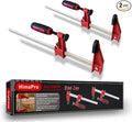 HimaPro 18 Inch Bar Clamp Set, 2 Pack 600 lbs Load Limit Medium Duty Quick Release Steel F Clamp, Ideal for Woodworking, Metalworking, and DIY Projects