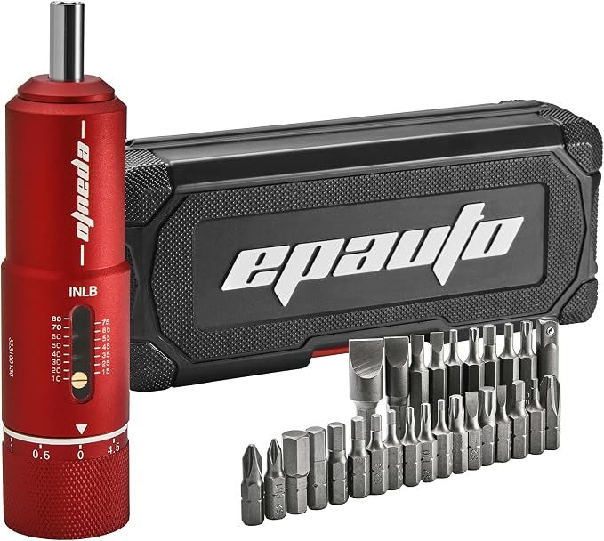EPAuto Manual Wrench Screwdriver for Firearms | Bike Gears, 10-80 In/lb | Manual Wrench Screwdriver for Firearms | Bike Gears, 10-80 in/Lbs