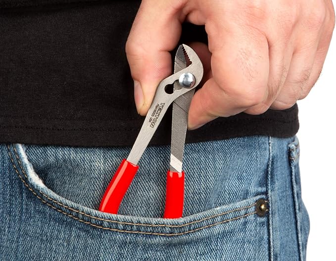 TEKTON 5 Inch Angle Nose Slip Joint Pliers | PGA16005