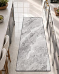 Color&Geometry Marble Kitchen Mats for Floor 24x59, Non Slip Wide Kitchen Runner Rug, Easy Clean, Oil & Water Resistant, Anti Fatigue Foam Standing Mat for Sink, Laundry, Office, Grey
