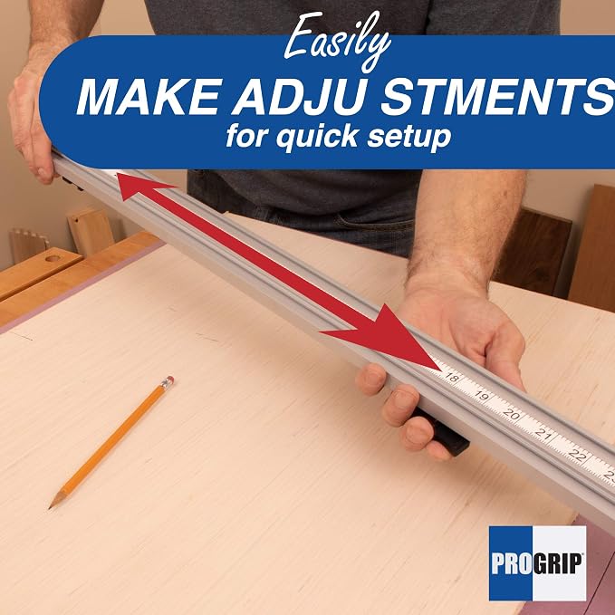 ProGrip Straight Edge Clamp Ideal for Cutting Large Sheets of Plywood and