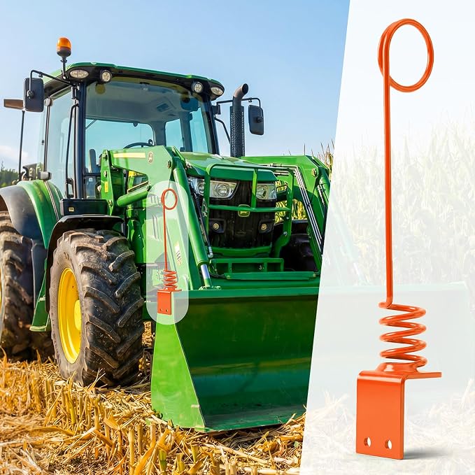 1PC Orange Hydraulic Hose Holder for Tractor 0.3" Thick Plate