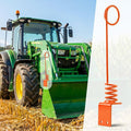 1PC Orange Hydraulic Hose Holder for Tractor 0.3" Thick Plate