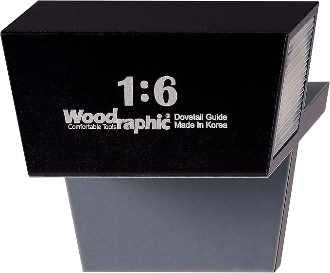 Dovetail Saw Guide – 1:6 Angle for Soft Wood – Magnetic CNC Aluminum Joinery Tool for Hand-Cut Precision, Woodworking Layout, and Marking Accuracy