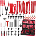 JNLK 352pcs Trim Removal Tool, Pry Tool, Door Panel Removal Tool Kit, Clip Tool, Fasteners Removal Tool with Car Retainer Body Clips Set, red