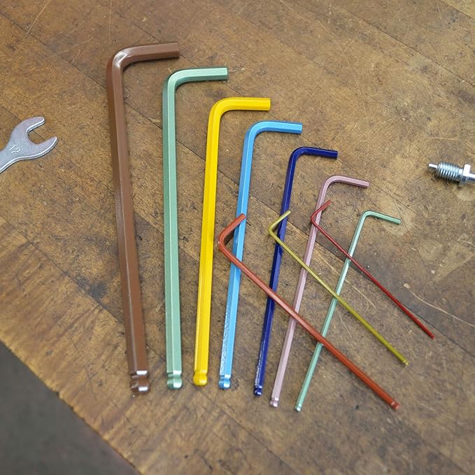 Bondhus 69600 Ball End Double Pack L-Wrench Set with ColorGuard, 13 Piece