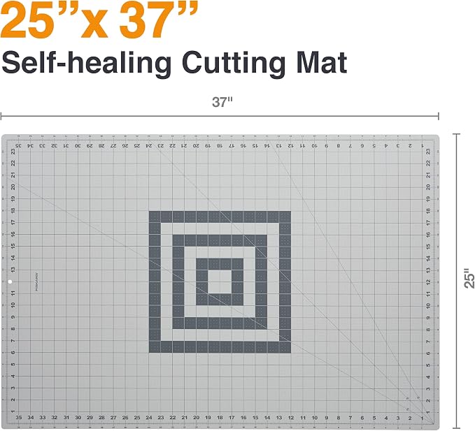 Fiskars Rotary Cutter Combo with Ruler and Cutting Mat - Sewing and Quilting Supplies