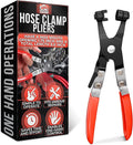 Radiator Hose Clamp Pliers Automotive - Hose Pliers Automotive Clip Removal Tool with Locking Mechanism - Carbon Steel Spring Clamp Tool for Car Repair, Plumbing and Removal of Clamps