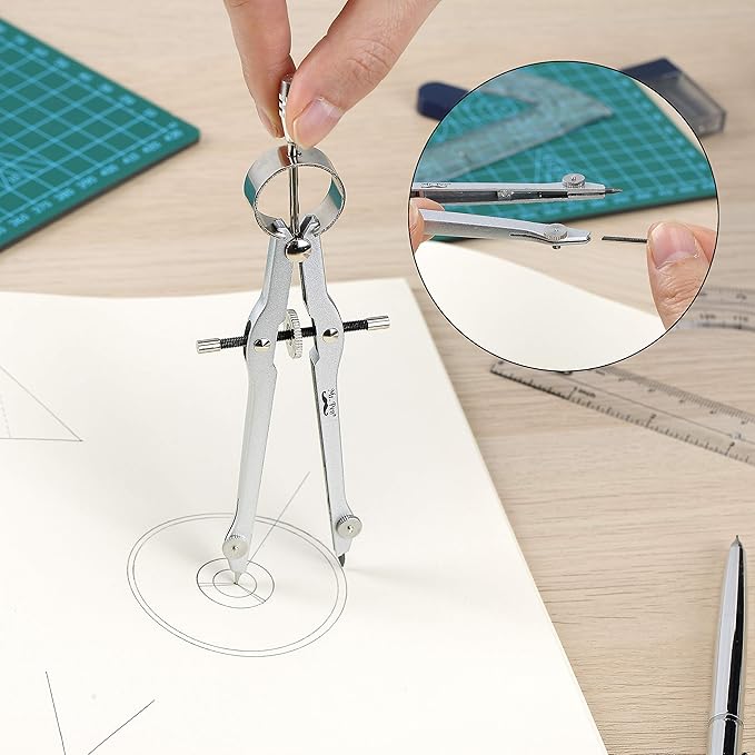 Mr. Pen- Protractor and Compass Set, Compass Protractor Set, Protractor, Compass for Geometry, Math Compass, Compass School, Math Compass and Protractor, Geometry Tools Set