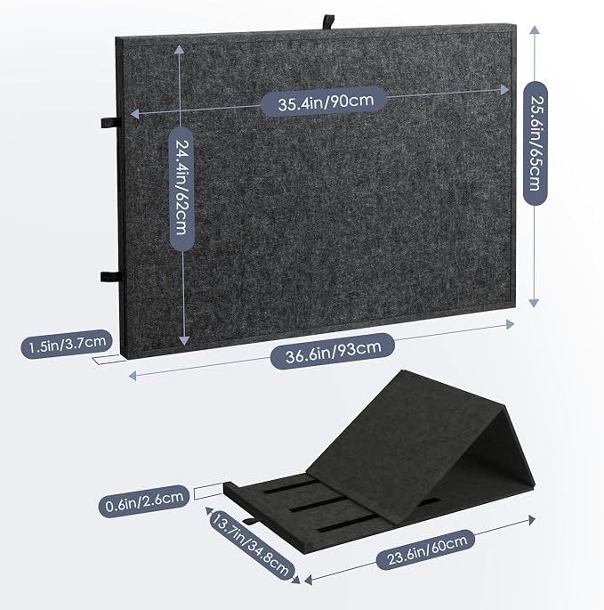 Tektalk Jigsaw Puzzle Table with Integrated Adjustable Stand/Bracket, 3-Tilting-Angle Super Lightweight Felt Puzzle Plateau Board with Cover & 4 Sorting Drawers (Gray, for Up to 1500 Pieces)