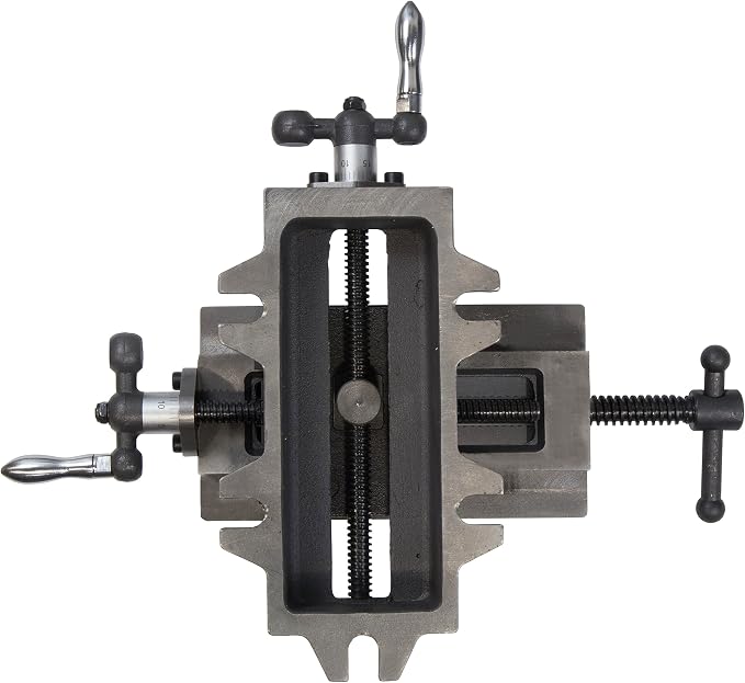 WEN Cross Vise, 4.25-Inch with Compound Slide for Mills and Drill Presses (CV414),Black