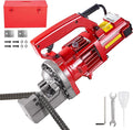 VEVOR Electric Hydraulic Rebar Cutter 1250W 110V - Portable, Cuts #6 4-20mm Rebar in 4 Seconds, with Stainless Steel Carry Case