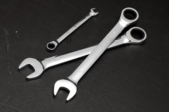 FLZOSPER 14mm Metric Ratchet Wrench,Box End Head 72-Tooth Ratcheting Combination Wrench Spanner