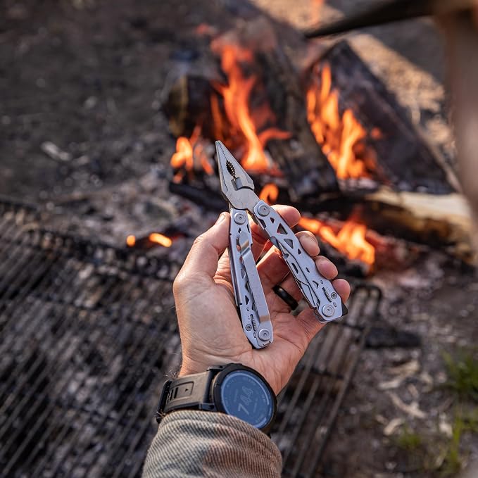Gerber Suspension NXT 15-in-1 Multitool Pliers, EDC Knife, Stainless Steel