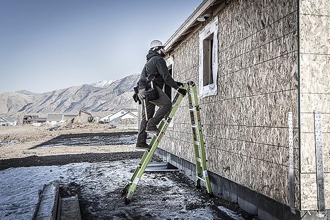 Little Giant Ladder Systems Dark Horse 2.0, M22, 22ft, Multi-Position Ladder, Fiberglass, Type 1A, 300 lbs Weight Rating, (16122-001)