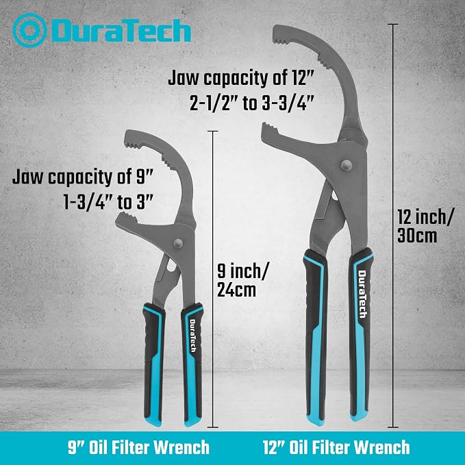 DURATECH 10-Piece Oil Filter Wrench Set