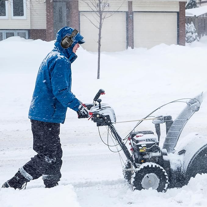ProCase Noise Reduction Ear Muffs, Sound Proof Ear Protection, NRR 28dB Noise Cancelling Headphones for Adults Kids Autism, Hearing Protection for Shooting Gun Range Mowing -9 Packs, Black