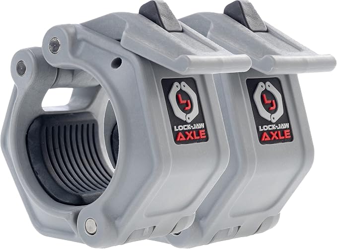 Lock-Jaw PRO 2 AXLE Barbell Collars/Clamps, 1.9" Olympic Bars