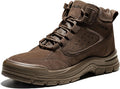 Furuian Steel Toe Boots for Men Women Comfortable Lightweight Work Boots for Men Slip Resistant High Top Steel Toe Safety Shoes Puncture Proof Indestructible Construction Shoes