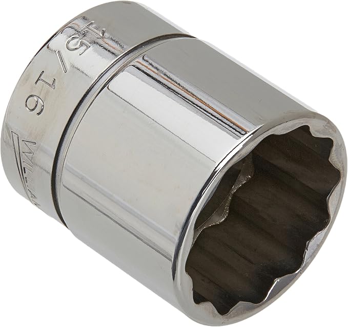 Williams B-1230 3/8 Drive Shallow Socket, 12 Point, 15/16-Inch