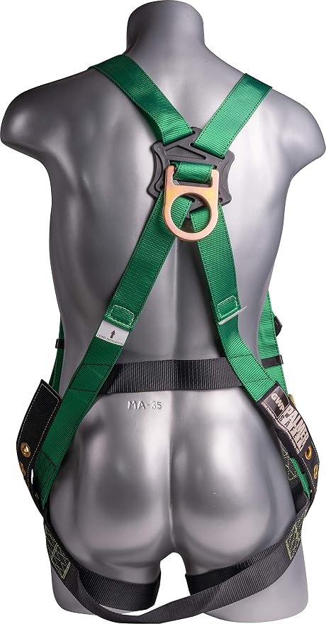 Construction Harness 5 Point Adjustment, Back D-Ring, Grommet Legs, Multiple Styles I OSHA ANSI Compliant
