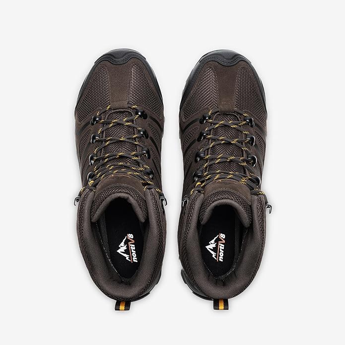 NORTIV 8 Waterproof Work Boots for Men Steel Toe Safety Construction Boots ARMADILLO-STL