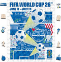 FIFA World Cup 2026 City Puzzle Philadelphia Poster - Wooden Puzzle for Adult, 200 Pieces Unique Shape Puzzle, 5MM Thick, Creative Collectible Gift for Fans, Officially Licensed Product, 9.3x11.8''